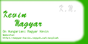 kevin magyar business card